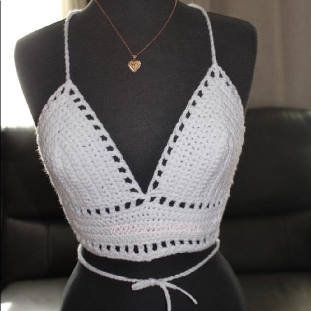 Crochet crop top